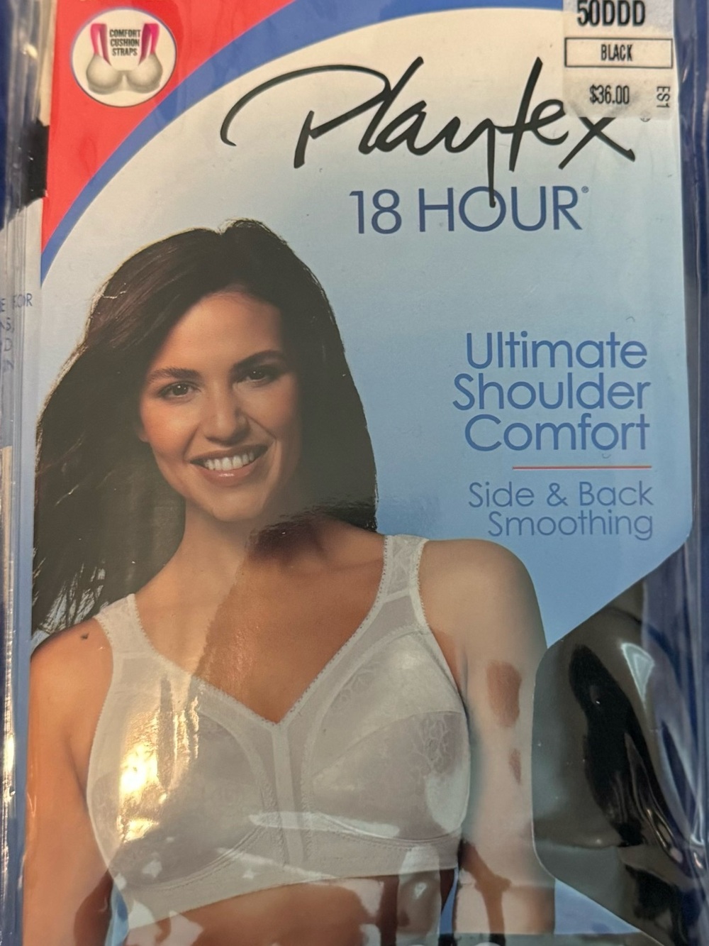 Playtex 18 Hour Ultimate Shoulder Comfort Bra - White